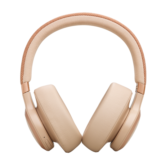JBL Live 770NC - Sandstone - Wireless Over-Ear Headphones with True Adaptive Noise Cancelling - Front image number null
